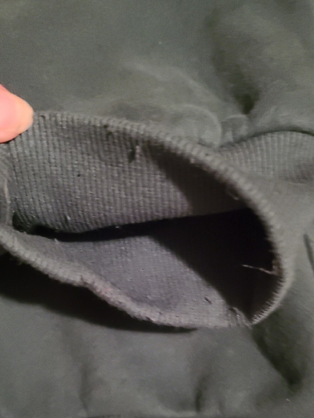 Women's Dark Green Zip-Up Hoodie with Hood - Picture 4 of 8